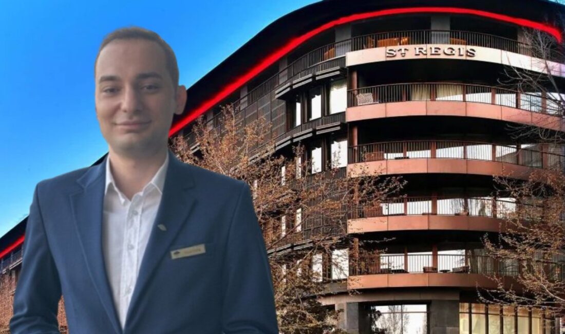 The St. Regis Istanbul’da Mustafa Palaz’a kritik görev Mustafa Palaz, The St. Regis Istanbul'un ön büro müdür yardımcısı