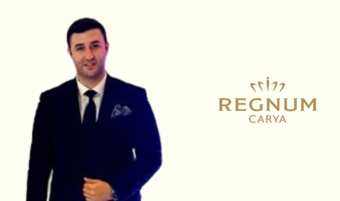 Alperen Aslan, Regnum Carya & Regnum The Crown'ın satış yöneticisi