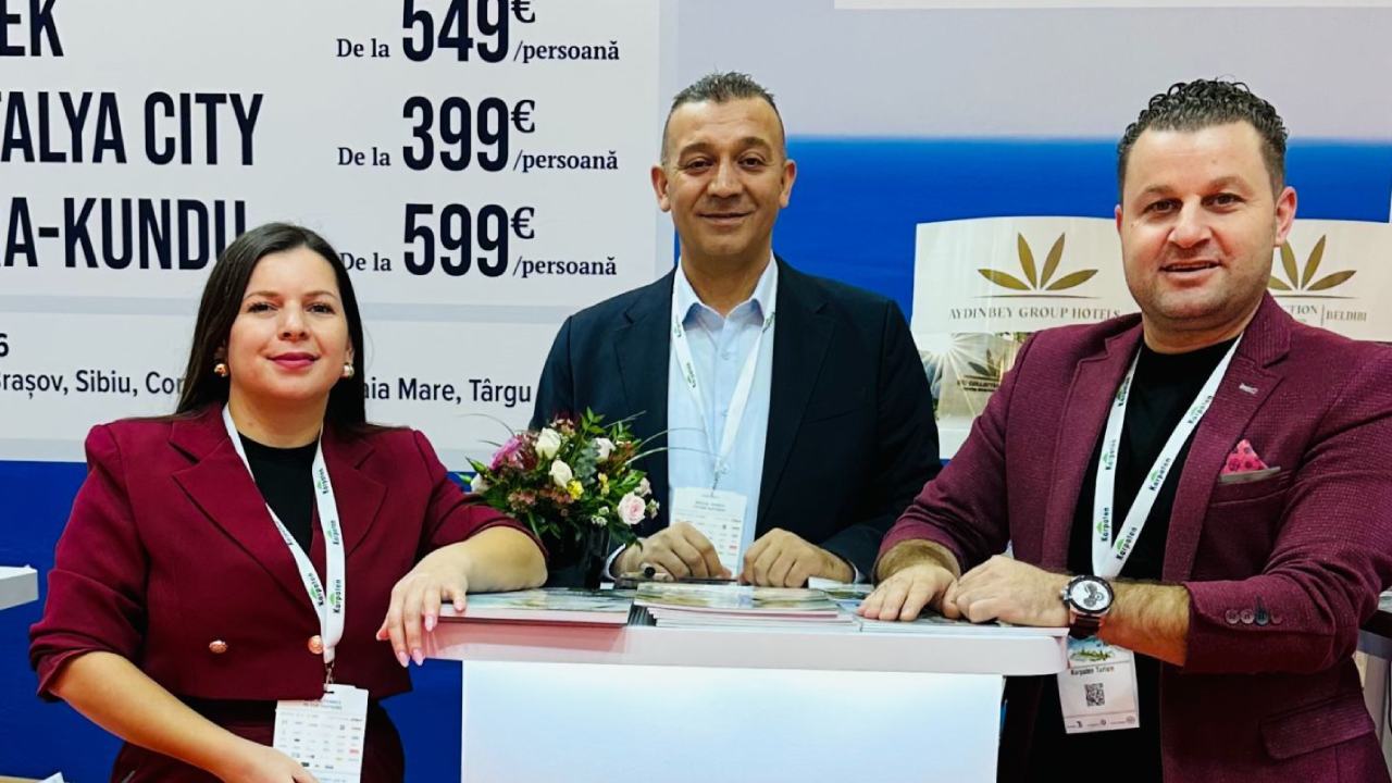 AydınBey Group Hotel, Romanya Turizm Fuarı'nda (ROMEXPO) yeni projelerini tanıttı.
