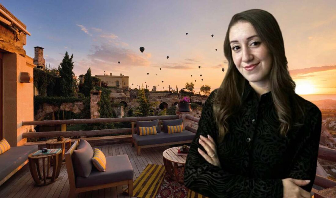 Eda Sarıyer Açıkgöz, kariyerine Kapadokya’nın prestijli tesislerinden Argos in Cappadocia’da