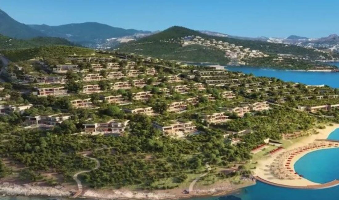 Cengiz Holding yatırımıyla Bodrum Cennet Koyu'nda yükselen Bvlgari Resort Bodrum'un