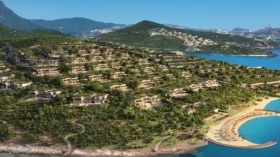 Cengiz Holding yatırımıyla Bodrum Cennet Koyu'nda yükselen Bvlgari Resort Bodrum'un