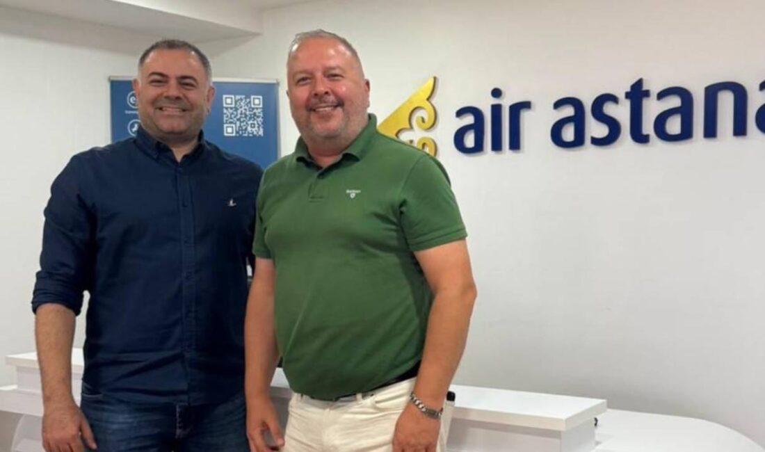 Air Astana'nın Türkiye Ülke Müdürü görevine atanan Ferit Bey'i ziyaret