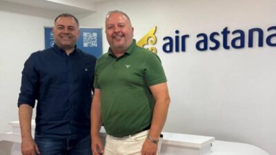 Air Astana'nın Türkiye Ülke Müdürü görevine atanan Ferit Bey'i ziyaret